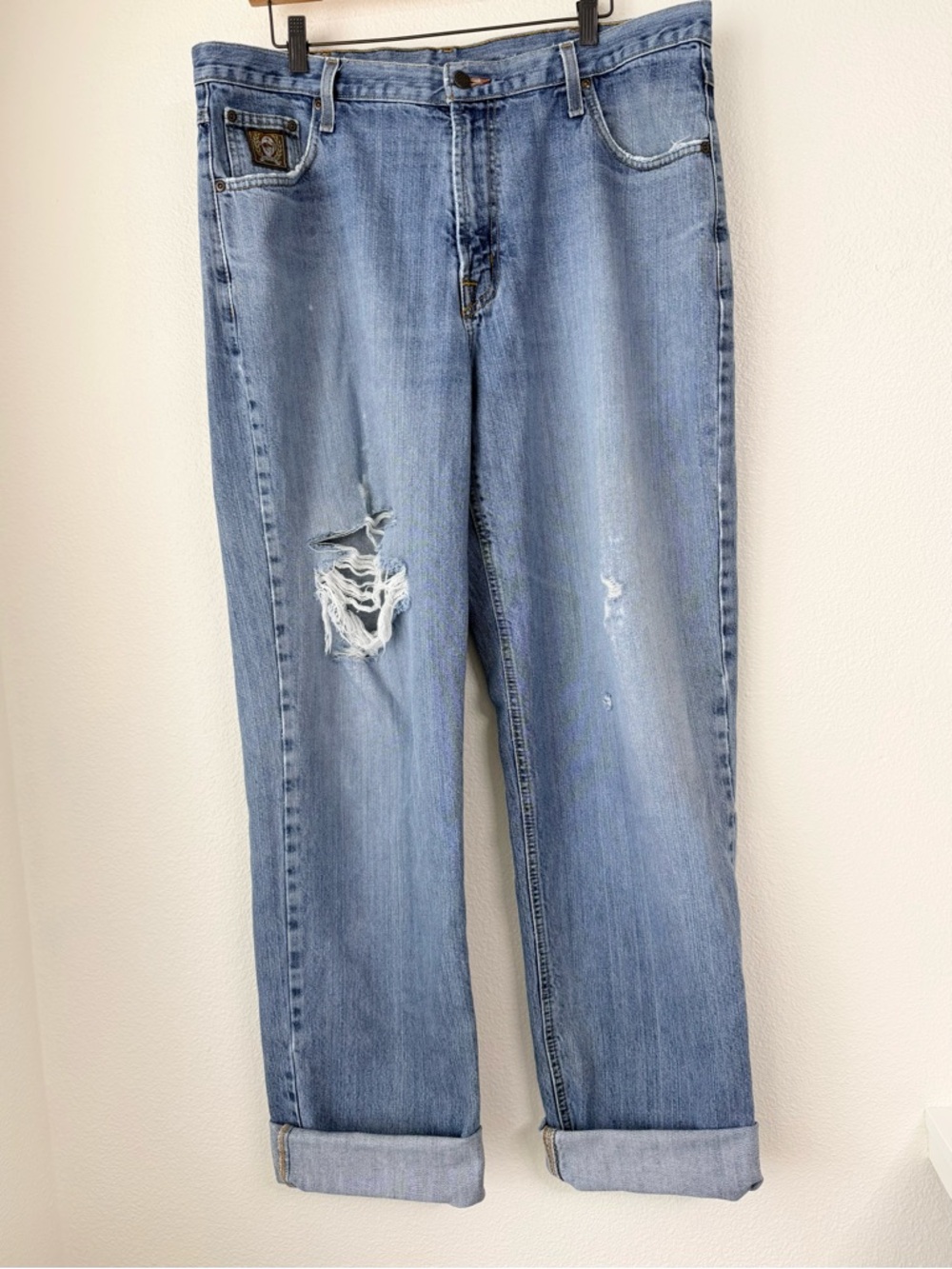 Cinch Men’s "Cinch Up"  Relentless Distressed Relaxed Fit Western Jeans 38x36